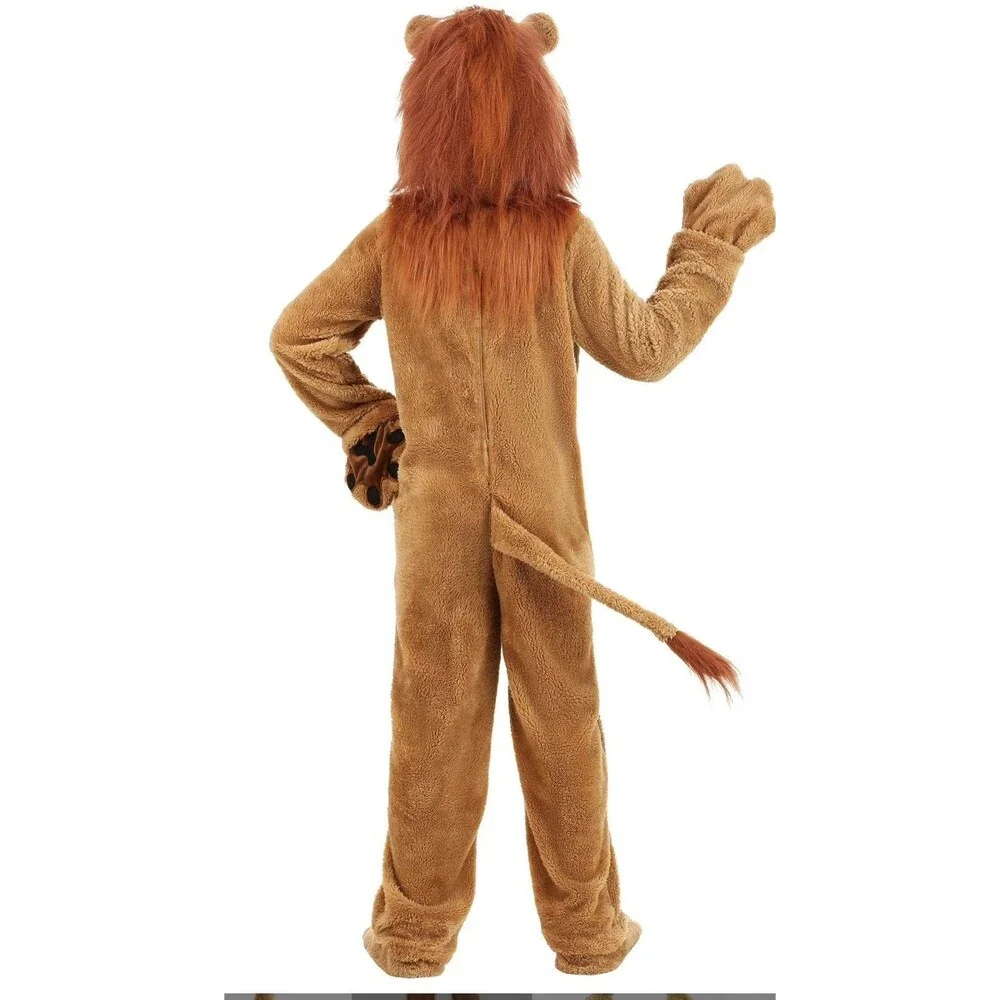 Child Deluxe Lion Costume Halloween Size L 12-14 Years New In Bag